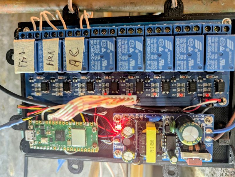 Pico W Smart HVAC Controller Setup with Servo and Sensors