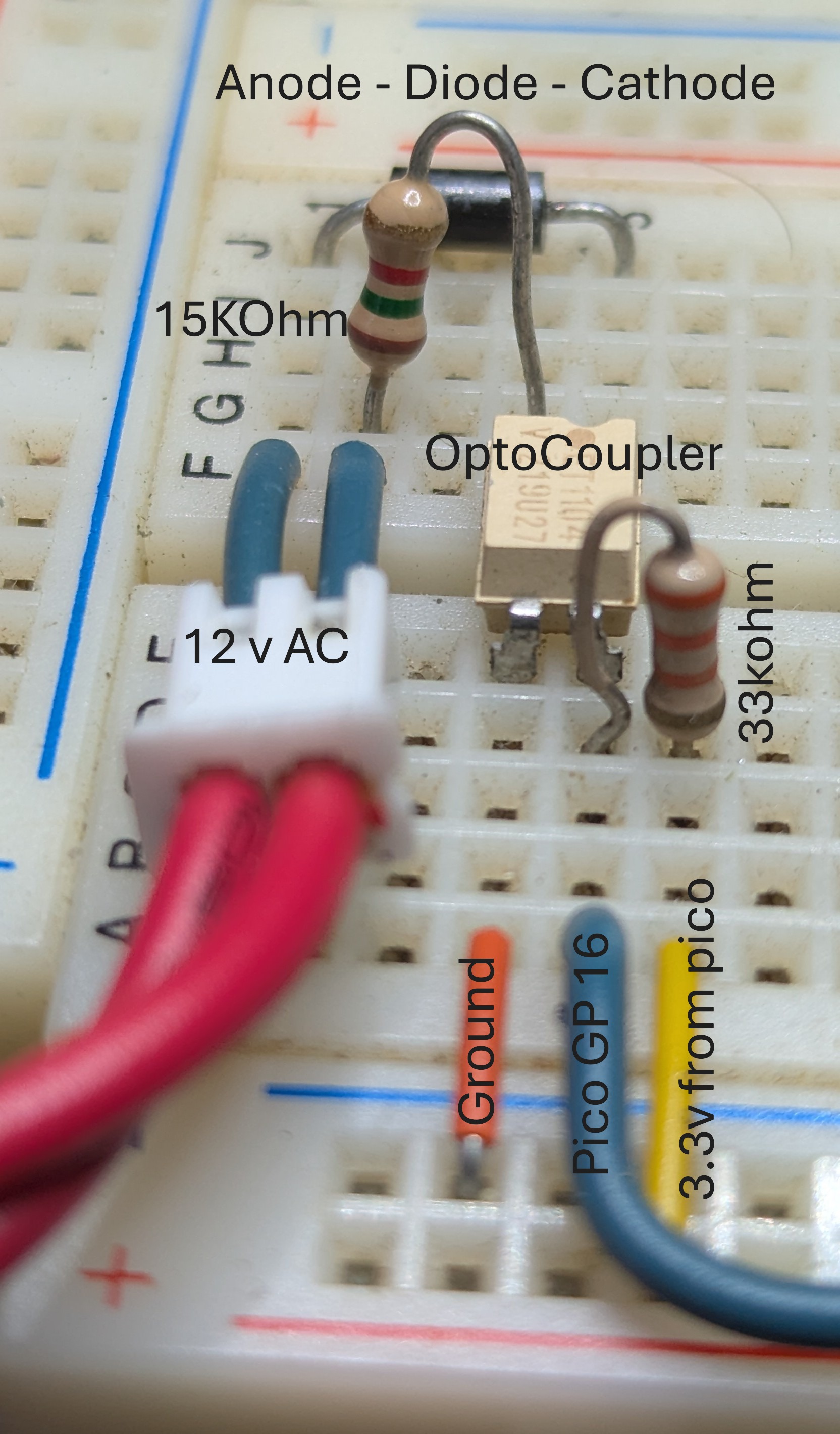 Zero-Cross Detection Circuit for Pico W PFC Controller